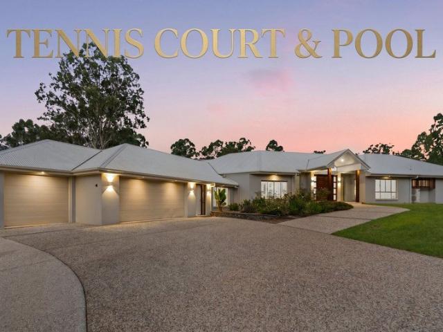Luxury Acreage Estate with Dual Living, Tennis Court & Resort Style Pool