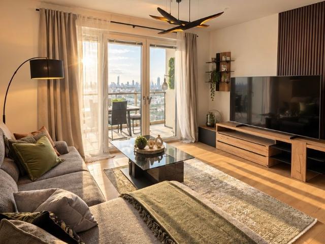 Luxury apartment on the 25th floor with Vienna view – 2 bedrooms