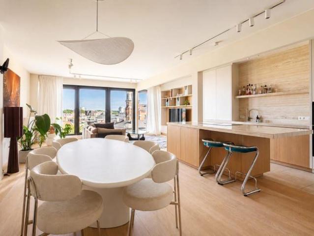 luxury duplex penthouse with panoramic views of Antwerp
