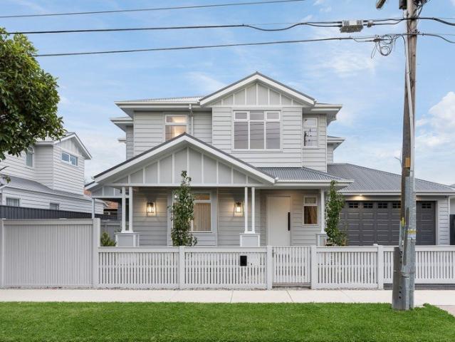 Luxury finishes, a north facing pool and two master suites