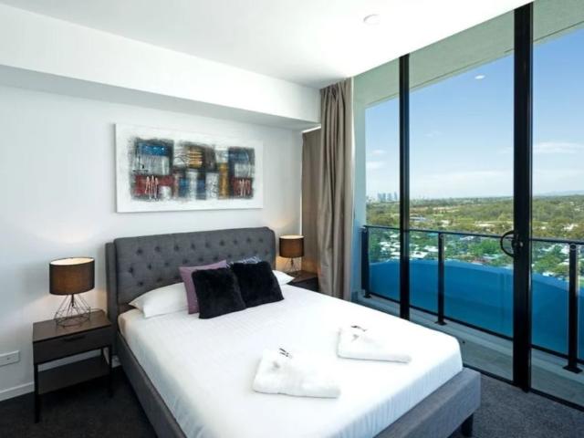 Luxury Furnished Apartment with Water Views + Study in Resort Style WaterPoint