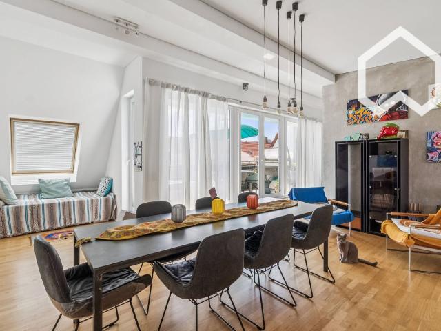 Luxury Furnished Penthouse with private elevator and two rooftop terraces, Berlin Amsterdam Apartments for Rent