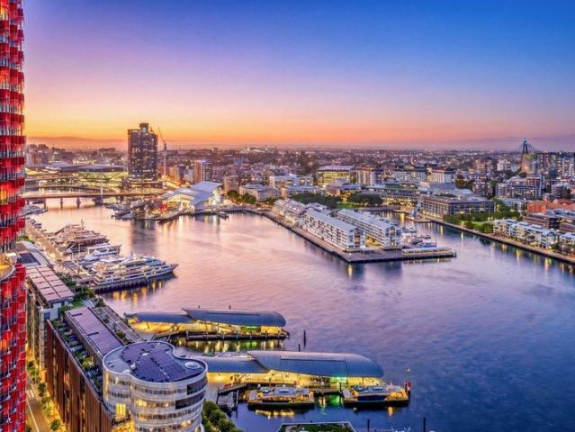 Luxury One Bedroom on Level 31 at One Sydney Harbour Designer Living with Winter Garden
