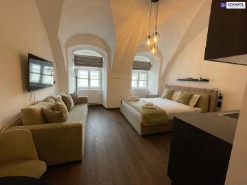 Luxury Living im Kahlenbergerdorf + Vollmöblierte 1 Zimmerwohnung mit Gartennutzung