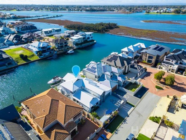 Luxury North Facing Port Mandurah Canal Home With Expansive Water Views