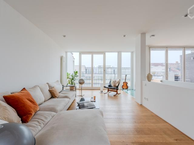 Luxury penthouse loft maisonette with terraces in Berlin Kreuzberg