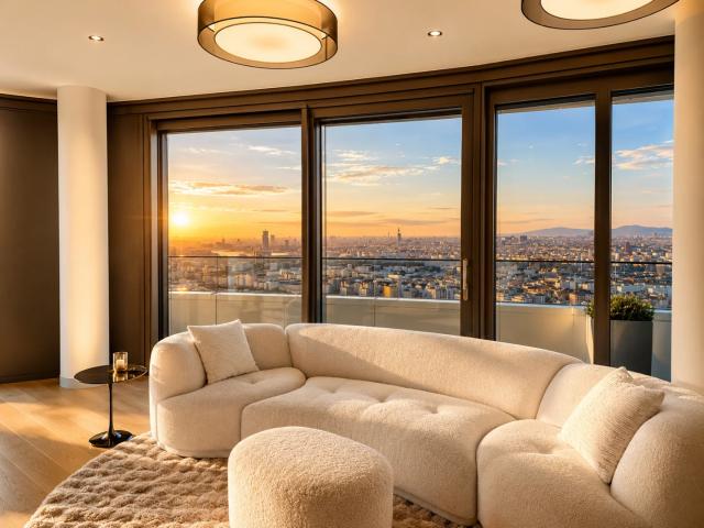 Luxury Residence with breathtaking Skyline Views: DANUBEFLATS Vienna