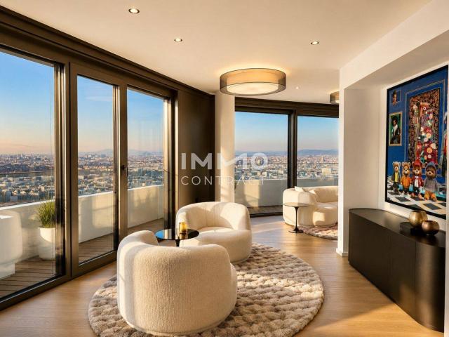 Luxury Residence with breathtaking Skyline Views: DANUBEFLATS Vienna