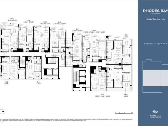 Luxury Waterview Living The Largest 2 Bedroom + Study