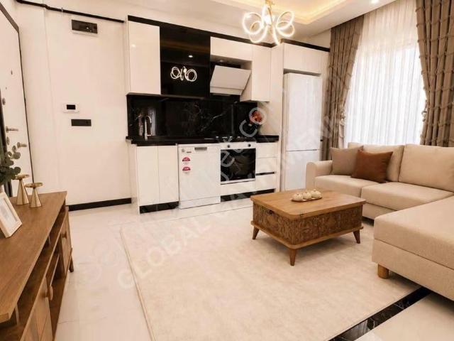 Lüx Sıfır Eşyalı 1+1 Çift Balkon Arakat Geniş Kullanım Alanı