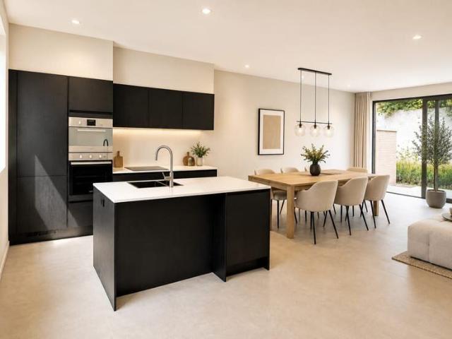 Luxe nieuwbouw 3 slpk appartement, EPC A+ met tuin