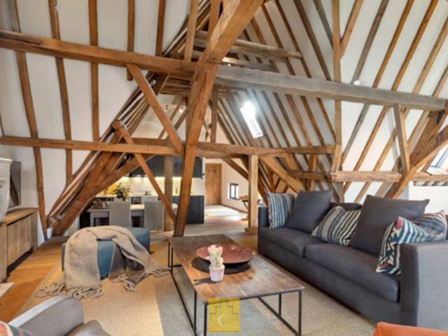 Luxe gemeubeld dakappartement met zicht op de Vismarkt