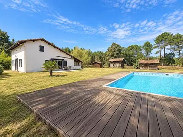 Luxey 40430 Achat / Vente maison 6 pièces t6 piscine jardin