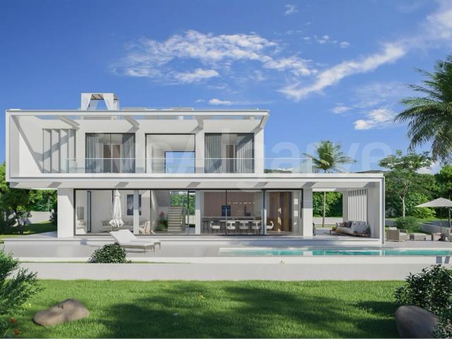 Luxo | Nova Villa Moderna T4 em Mato Serrão à venda em Carvo. 280m² Lagoa e Carvoeiro