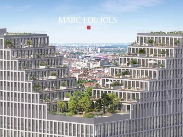 LYON appartement neuf luxe 4 pièces, grande terrasse panor. 100m² Lyon 3ème