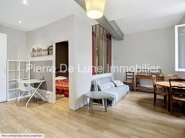 Lyon 1 Une adresse discrète entre ville et jardin, T2 de 37m. 37m² Lyon 1er
