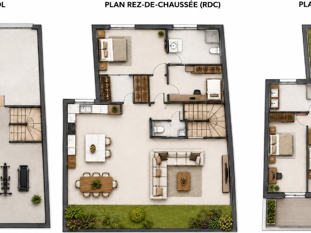 LYON 5ᵉ LIMITE TASSIN LA DEMI LUNE | PROJET DE VILLA D'ARCHITECTE CONTEMPORAINE D'EXCEPTION
