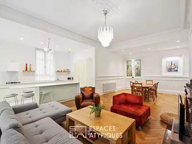 Lyon 6ème 69006 Achat / Vente appartement 4 pièces t4 cave