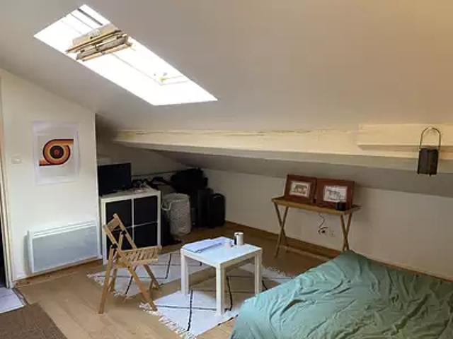 Lyon 6ème 69006 Location appartement 1 pièce t1 au dernier étage
