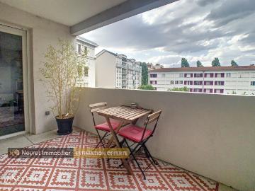 Lyon 7 Jean Mace Appartement T3 Loue avec balcon et garage 63m² Lyon 7ème