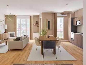 Lyon 7ème 69007 Achat / Vente appartement 3 pièces t3
