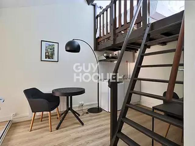 Lyon 7ème 69007 Location appartement 1 pièce t1 au dernier étage