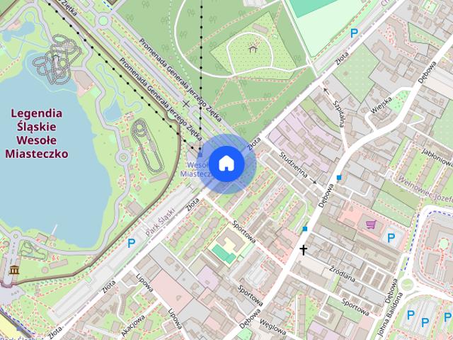 M4 po remoncie obok Parku Śląskiego, Katowice Dąb