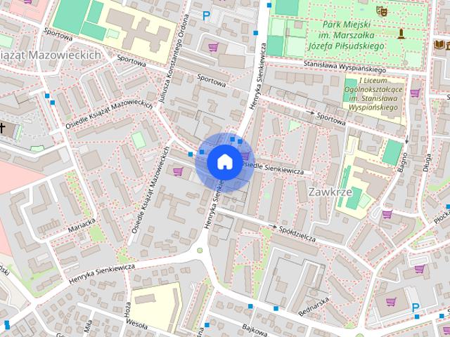 Mława Centrum piękna, wyposażona kawalerka