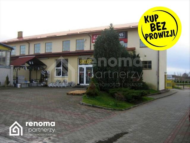 Hala i dom w Mścicach, 1330 m2, blisko Koszalina