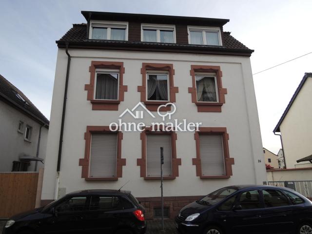 MA Käfertal 3 Zimmer EG Wohnung mit Balkon, Garage und kleinem Garten