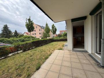 MA Neuhermsheim: 4 Zimmer Wohnung mit Terrasse, Garten und Tiefgaragenstellplatz