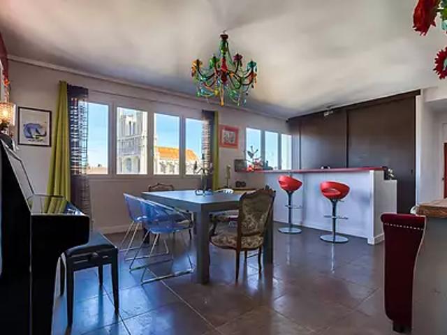 Mantes la Jolie 78200 Achat / Vente appartement 3 pièces t3 au dernier étage cave