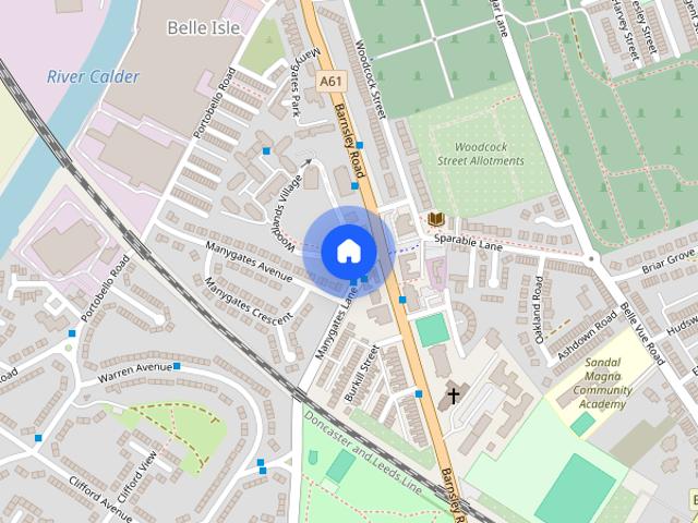 Manygates Lane, Wakefield, West Yorkshire, WF1