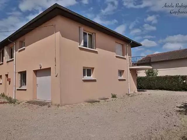 Manziat 01570 Achat / Vente maison 6 pièces t6 balcon