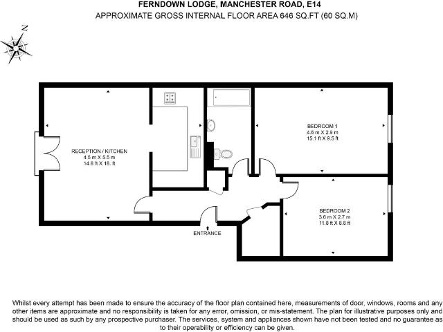 Manchester Road, London E14, 2 bed flat to rent, £2,150 pcm | PrimeLocation