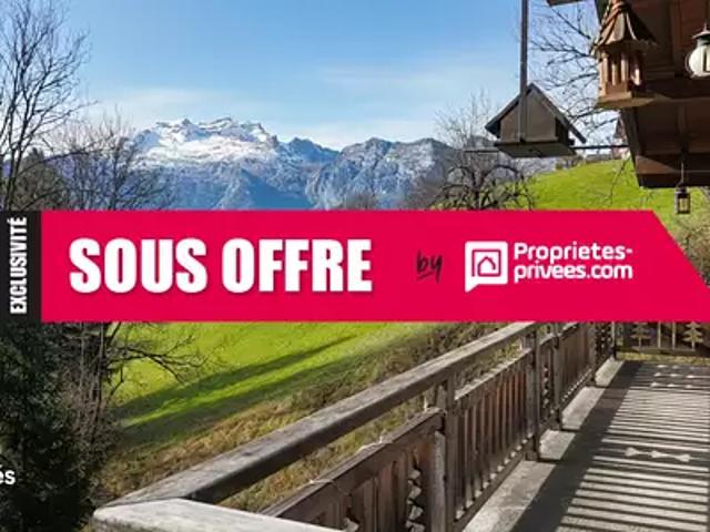 Manigod 74230 Achat / Vente maison 4 pièces t4 jardin cave