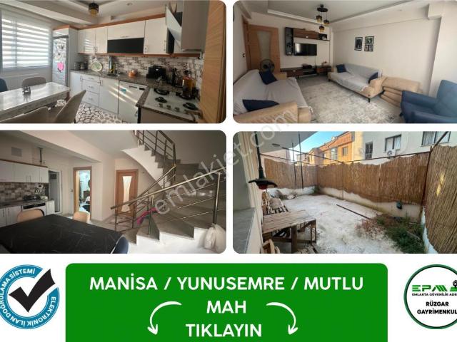 Manisa Mutlu Mah. 3+2 Dubleks Bahçeli Satılık Daire