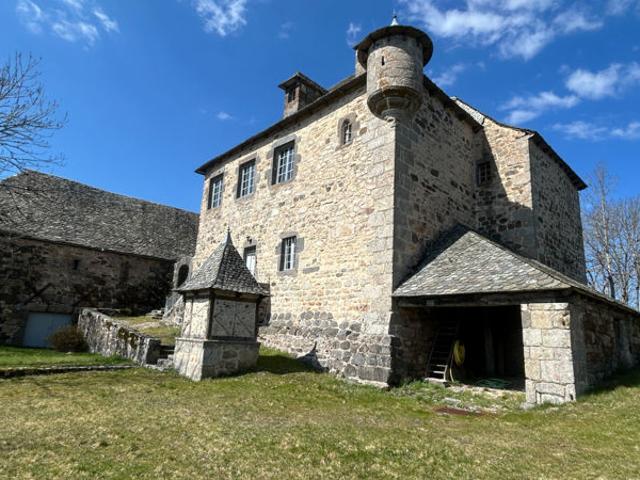 Manoir du XIVe siècle: Un balcon sur l'Aubrac et les Monts du Cantal