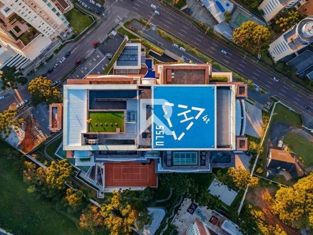 Mansão Suspensa com Heliponto e Piscina Particular com 874m² no Palazzo Lumini, em Curitiba
