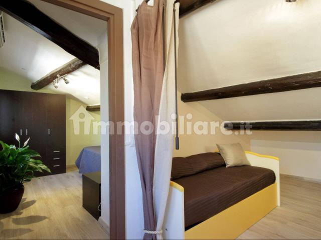 Mansarda piazza di San Cosimato 15, Trastevere, Roma