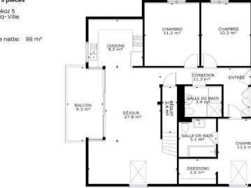 Mansarde 5 Zimmer