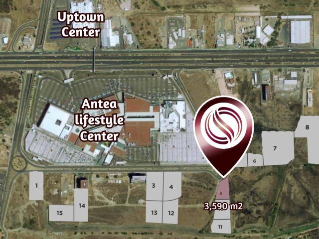Macrolote de 3,590 m2 uso mixto, en zona comercial, en venta Quer?taro