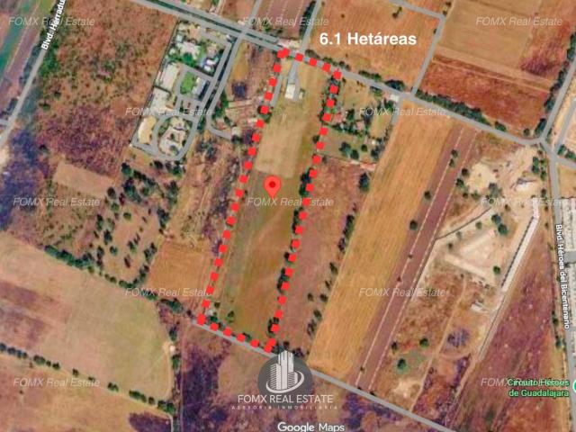 Macrolote de 6.1 hect?reas en venta en zona sur Le?n