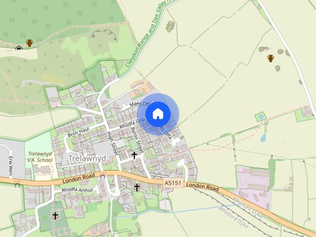 Maes Offa, Trelawynd, Rhyl, Flintshire, LL18
