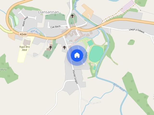 Maes Gogor, Llansannan, Denbigh, Clwyd, LL16