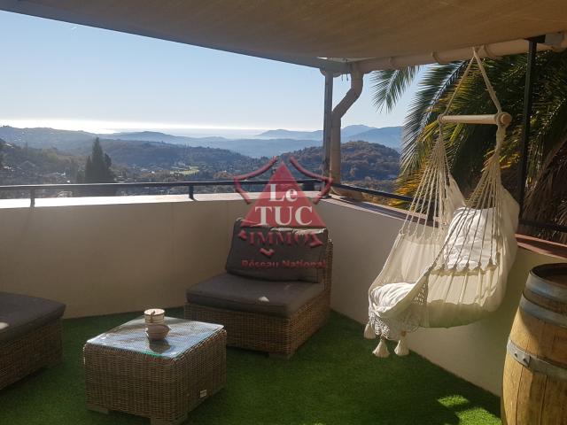 MAGAGNOSC VUE MER 2 pièces avec terrasse 27 m2 et parking Magagnosc 06520