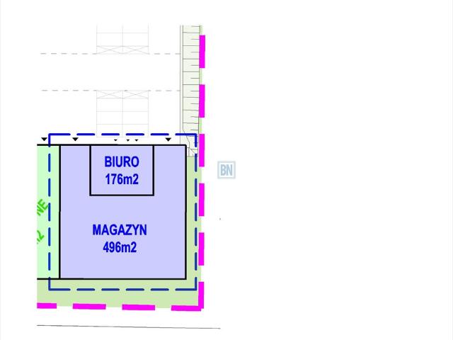Magazyn i biura do wynajęcia w Zabrzu – 673 m2, wysoki sufit