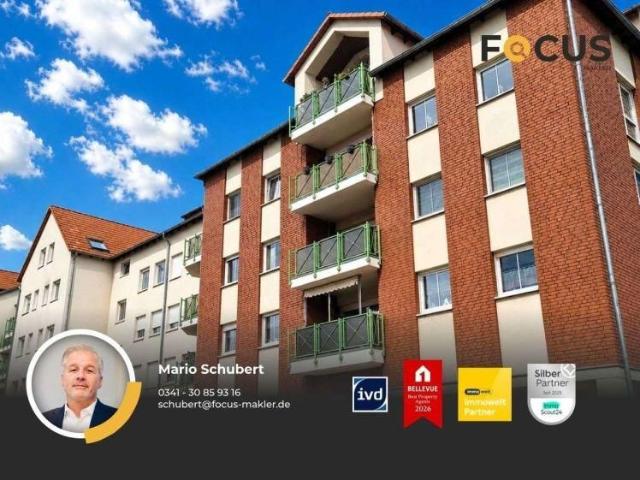 Magdeburg Neue Neustadt interessante DG Wohnung mit Loggia & Stellplatz in gepflegter Wohnanlage
