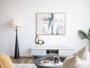 Magnificent apartment with luxurious space and bird's eye view