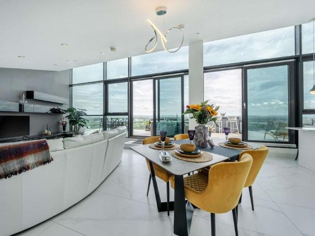 Magnificent Duplex, Penthouse Apartment with Two Parking Spaces and a Large Sun Terrace Within The Sought After Islington Wharf development!